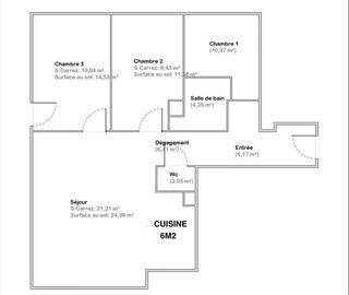  Appartement � vendre 4 pi�ces 86 m�