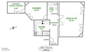  Appartement � vendre 3 pi�ces 66 m�