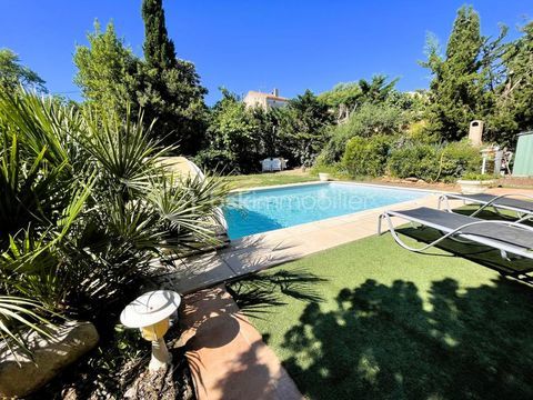   Tr�s jolie villa familiale 4 faces - 3 chambres avec jolie piscine- Cadre id�al - � seulement 25mn de Narbonne Villa - 5 pi�ce(s) - 130 m�