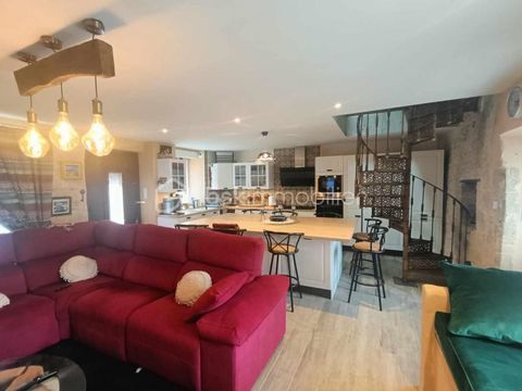   Maison de ville de 75 m� � Villefranche-Du-Perigord avec Terrasse et Jardin Maison - 3 pi�ce(s) - 82 m�