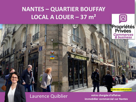 44000 NANTES -  LOCAL A LOUER 37 M&sup2; -  QUARTIER DECRE - BOUFFAY 658 44000 Nantes