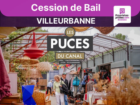 VILLEURBANNE- LES PUCES DU CANAL - STAND 55 m&sup2; + TERRASSE 14000 69100 Villeurbanne