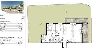  Appartement � vendre 4 pi�ces 113 m�