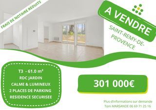  Appartement � vendre 3 pi�ces 61 m�