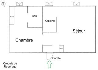  Appartement � vendre 2 pi�ces 35 m�