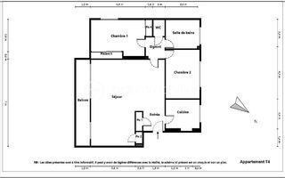  Appartement � vendre 4 pi�ces 82 m�