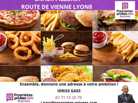69008 LYON - RESTAURATION RAPIDE, SNACK 62000 69008 Lyon