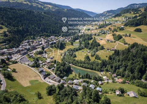   73590 FLUMET � APPARTEMENT T3, 2 CHAMBRES � GRAND BALCON SUD-OUEST VUE MONTAGNE � PROCHE SKI - R�SIDENCE R�CENTE Appartement - 3 pi�ce(s) - 45 m�