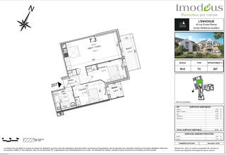  Appartement � vendre 3 pi�ces 66 m�