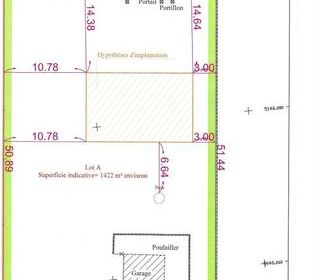  Terrain � vendre 1341 m�