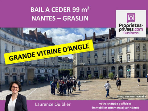 44000 NANTES, QUARTIER GRASLIN - BAIL A CEDER, LOCAL COMMERCIAL 99 m² 67200 44000 Nantes