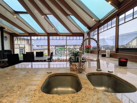   Propri�t� d'exception � Corps de ferme normand r�nov� � 424 m� � Deux maisons ind�pendantes - Therines(60) � proximit� de Gerber Maison - 14 pi�ce(s) - 424 m�