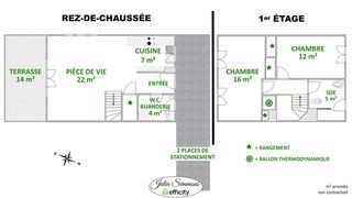  Maison � vendre 3 pi�ces 73 m�