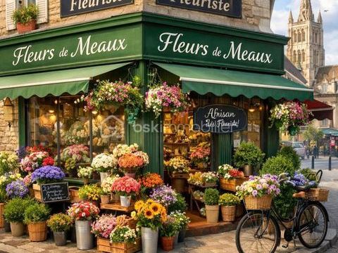 &Agrave; vendre, fonds de commerce d'un fleuriste id&eacute;alement situ&eacute; sur une avenue passante de Meaux 175000 77100 Meaux