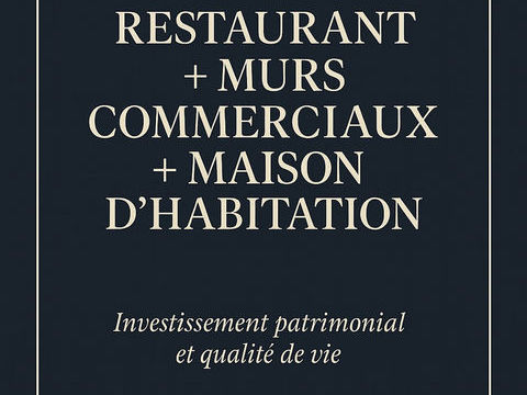 Maison d'habitation+Murs et Fonds de commerce à vendre MEZE (34) 1099000 34140 Meze