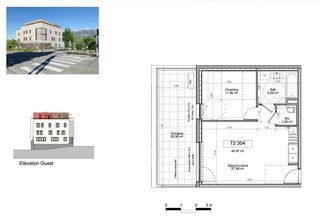  Appartement � vendre 2 pi�ces 46 m�