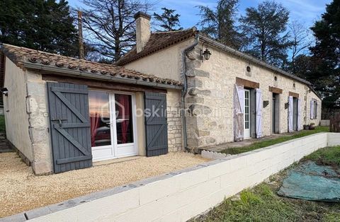   ? Maison en pierre � Plain-pied � 3 chambres + bureau � 755m� de Terrain -Lougratte Maison - 5 pi�ce(s) - 120 m�