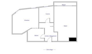  Appartement � vendre 2 pi�ces 45 m�