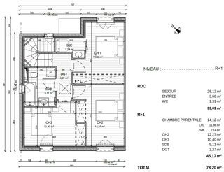  Maison � vendre 4 pi�ces 78 m�