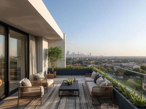   **� 5 MIN DU M�TRO D - �TAGE �LEV� - EXPOSITION SUD OUEST - TERRASSE + BUANDERIE + PARKING - SUPERBE APPARTEMENT 3 PI�CES Appartement - 3 pi�ce(s) - 62 m�