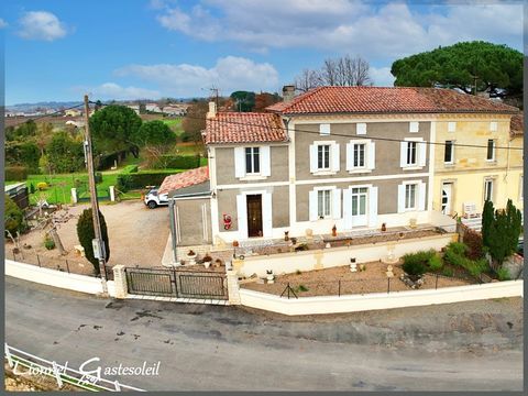   Maison en pierre au bord de la Dordogne � vendre� Proche Saint-�milion  � VIGNONET (33) Maison - 7 pi�ce(s) - 144 m�