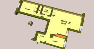  Appartement � vendre 2 pi�ces 58 m�