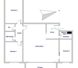  Appartement � vendre 4 pi�ces 90 m�