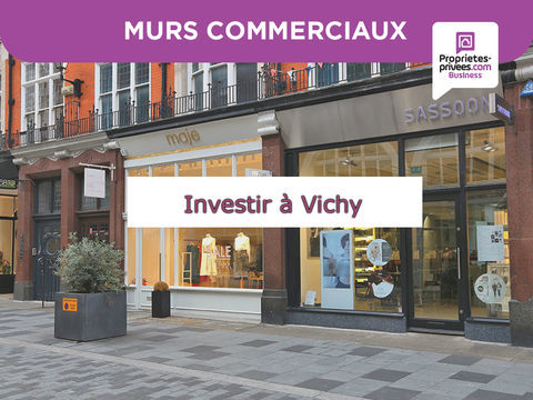 03200 VICHY - MURS COMMERCIAUX LOUES, Local commercial  150 m&sup2; 293000 03200 Vichy