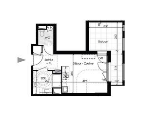  Appartement � louer 1 pi�ce 27 m�