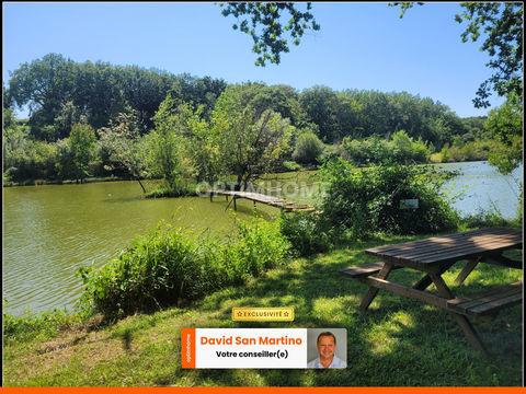   SITE D EXCEPTION, 6 HABITATIONS, UN LAC, DES BOIS, DES PRAIRIES � LA ROMIEU (32) Maison - 15 + pi�ce(s) - 470 m�