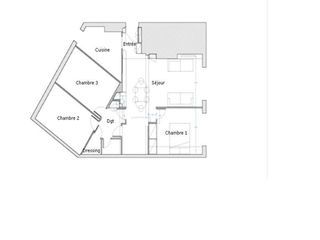  Appartement � vendre 4 pi�ces 80 m�