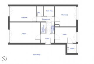  Appartement � louer 3 pi�ces 68 m�