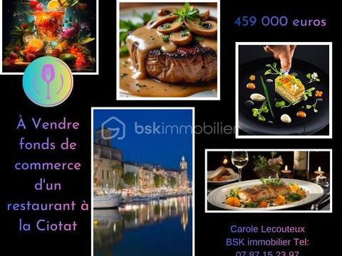 ? &Agrave; vendre � Restaurant / Bar, Glacier &agrave; La Ciotat � 459 000 � &agrave; quelques pas de la plage, dans un secteur recherch&eacute; de La Ciota 459000 13600 La ciotat
