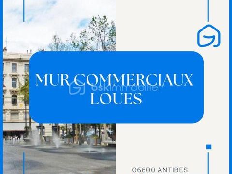 ANTIBES CENTRE � Murs commerciaux lou&eacute;s avec parking � Investissement 300000 06600 Antibes