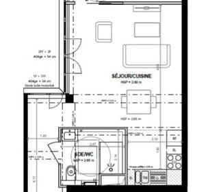  Appartement � vendre 2 pi�ces 52 m�