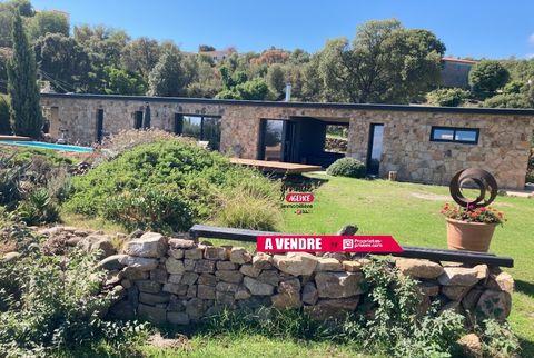   Maison en pierre T4  avec piscine VUE MER - Sari Solenzara 20145 - CORSE DU SUD - FRANCE Maison - 4 pi�ce(s) - 120 m�