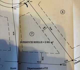  Terrain � vendre 2001 m�
