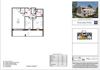  Appartement � vendre 3 pi�ces 61 m�
