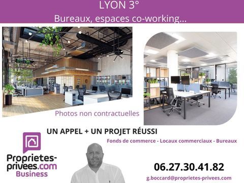 69003 LYON - ESPACE COWORKING 175 M&sup2; 59000 69003 Lyon