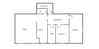  Appartement � vendre 3 pi�ces 52 m�