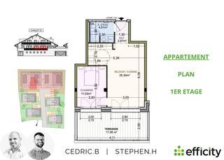  Appartement � vendre 2 pi�ces 43 m�