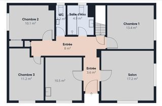  Villa � vendre 4 pi�ces 82 m�