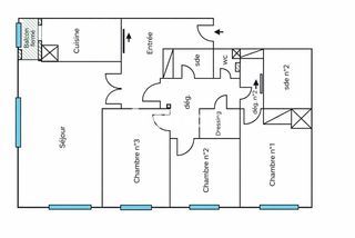  Appartement � vendre 4 pi�ces 92 m�