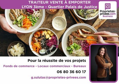 69003 LYON - RESTAURANT TRAITEUR , TERRASSE 165000 69003 Lyon