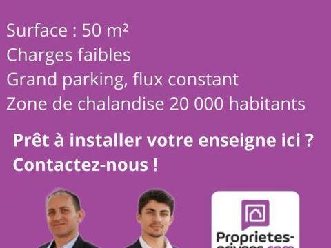 FOURCHAMBAULT - Local commercial 50 m&sup2; 1000 58600 Fourchambault