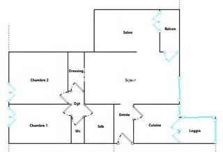  Appartement � vendre 4 pi�ces 68 m�