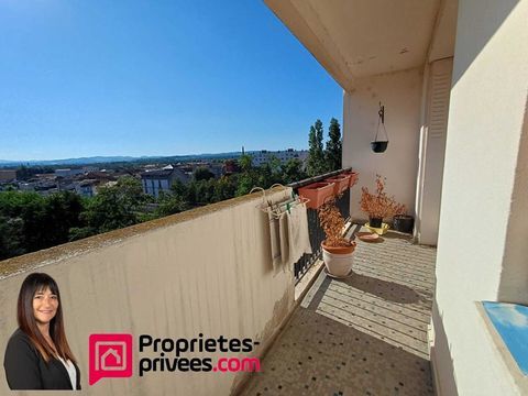   Roanne centre T5 avec balcon, vue d�gag�e et garage Appartement - 5 pi�ce(s) - 80 m�