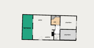  Appartement � vendre 3 pi�ces 62 m�