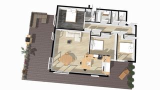  Appartement � vendre 4 pi�ces 87 m�