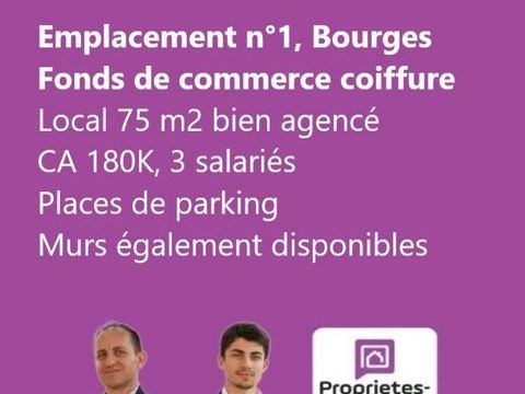 EMPLACEMENT N&deg;1 BOURGES - SALON DE COIFFURE 59000 18000 Bourges